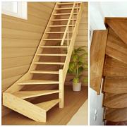 Kako izgraditi stepenice na drugi kat sa zavojitim stepenicama