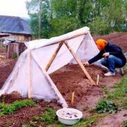 How to make a greenhouse with your own hands at home?