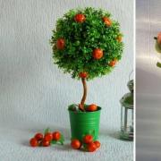 Beautiful do-it-yourself topiary: a tree of happiness in every home