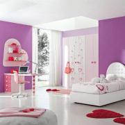 Interior design of a room for a teenage girl